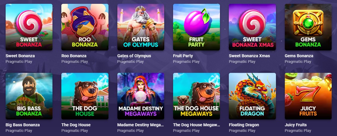 Games Offered By Roobet