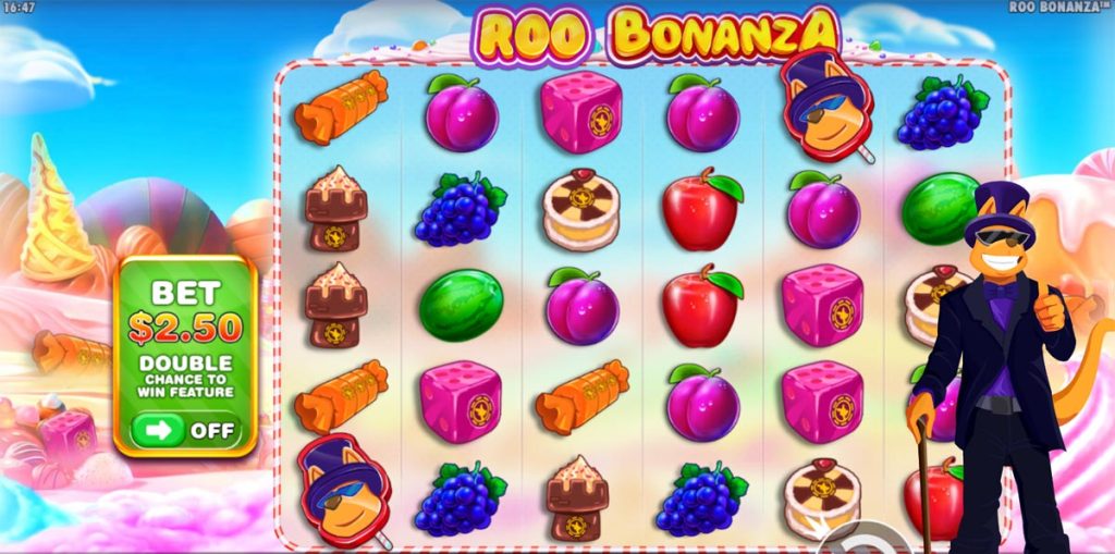 The vibrant and colorful interface of Roobet Roo Bonanza 